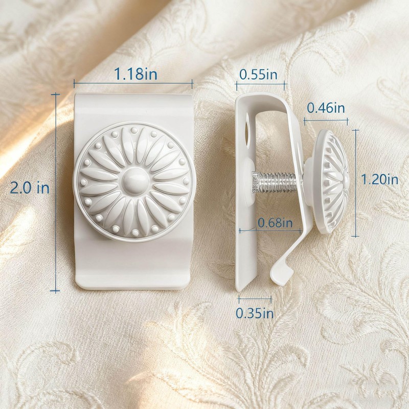 Tapestry Wall Hanging Clamps 4 Pack 1.2x2.0 Textile Art Decoration