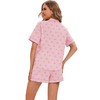 LUBOT 100% Cotton Pyjamas for Women, Sleepwear, Short Long Pyjamas