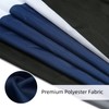 Rock Cloud Navy Blue and White Shower Curtain, Gray Modern