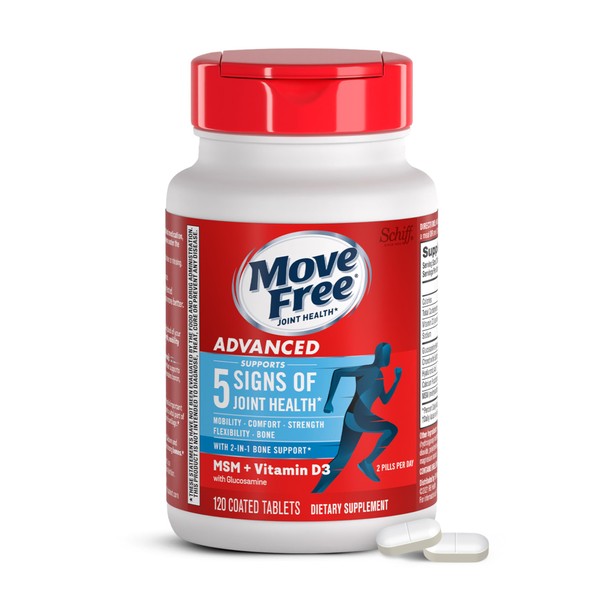 Move Free Advanced Glucosamine Chondroitin MSM + Vitamin D3 Joint