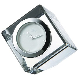 Narumi GW1000-11038 Glassworks Coffret Mini Clock, Clear, 1.6 inches (4 cm)