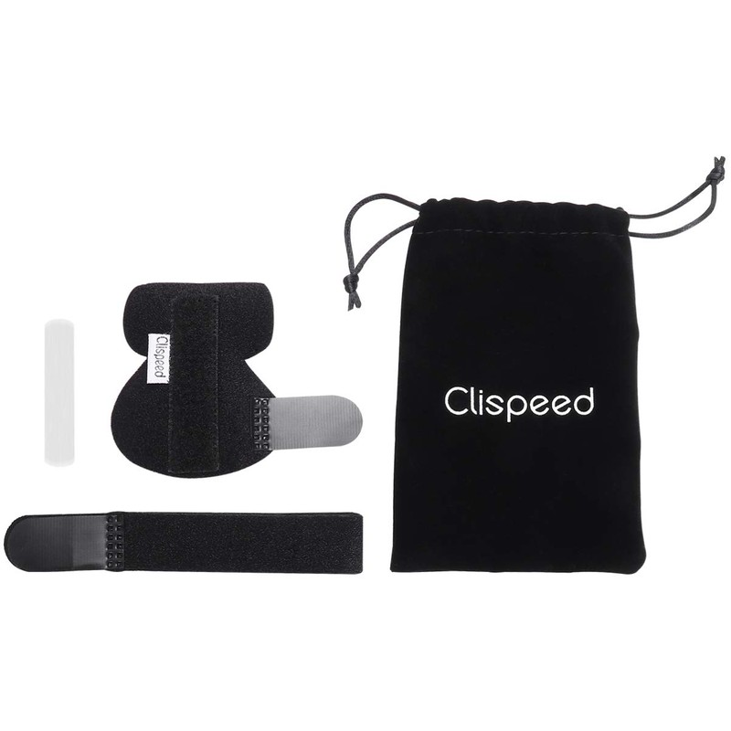 CLISPEED Trigger Finger Splint Finger Splint Support Adjustable Fixing Belt
