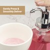 Ezebesta 17OZ Mouthwash Clear Glass Pump Dispenser with Disposable Mouthwash
