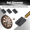 ASelected 12 Pack Dart Sharpener, V-Sharp Sharpening Stone Darts Sharpener