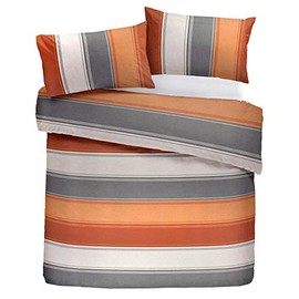 Fusion Duvet Cover and Pillow Case, 52% Polyester / 48% Cotton, Spice, Single