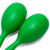 Tiger Full Size Plastic Maracas - Green Pair