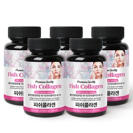 Nutri D Day Premium Low Molecular Fish Collagen Tablets 90 tablets, 5 bottles (15 months supply) / 뉴트리디데이 프리미엄 저분자 피쉬 콜라겐 타블렛 90정 5병 (15개월분)