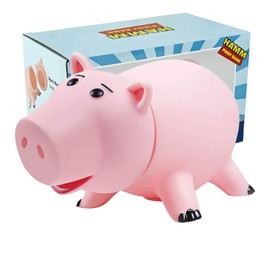 PHOCAS Hairphocas Cute Pink Pig Money Box Plastic Piggy Bank for Kid's Xmas Christmas Birthday Gift with Box