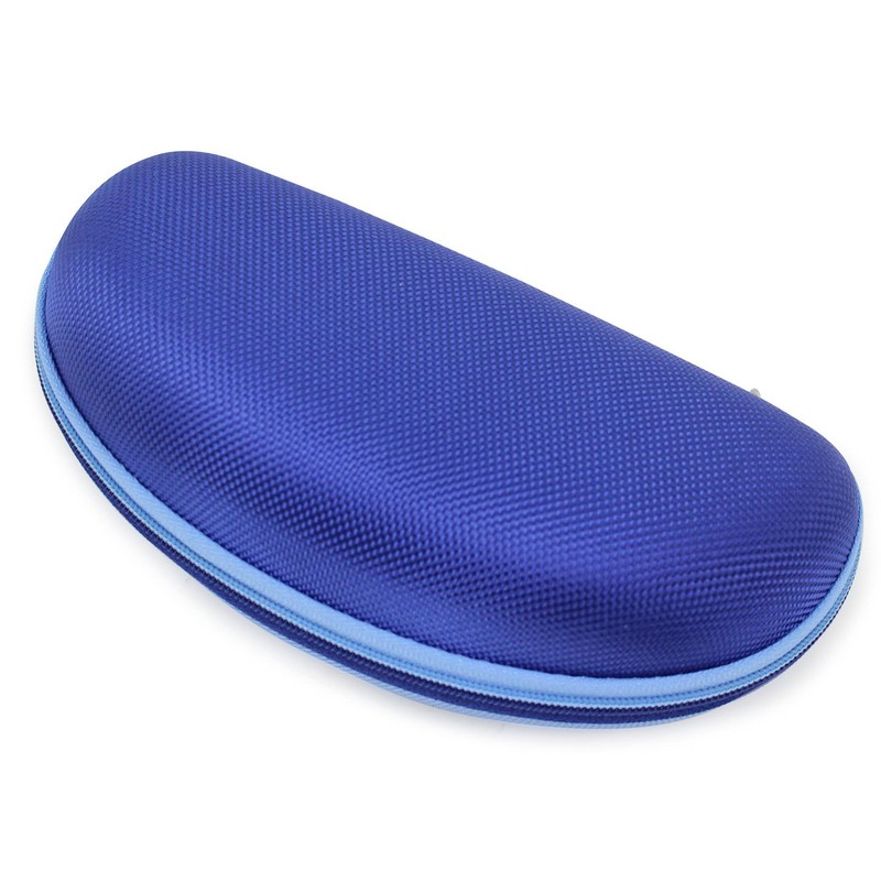 Pearl Glasses Case Semi-Hard Blue HSC-15BULBU