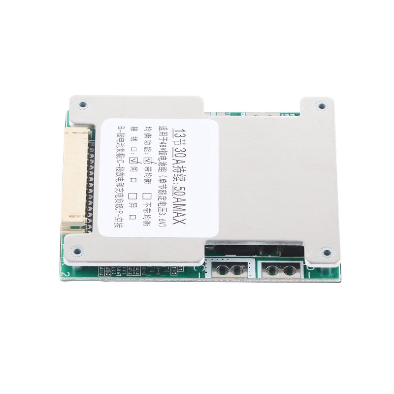 13S 30A Lithium Battery Charging Protection Board BMS PCB with