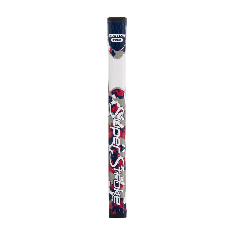 Super Stroke Zenergy Pistol Tour Putter Grip Camo RD/WH/BL GR-255