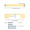 KNOKLOCK 10 Pack 3.75 Inch(96mm) Kitchen Cabinet Handles Brushed Gold