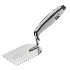 Ragni Stainless Steel Rounded Margin Trowel - 80mm x 110mm