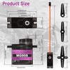 Miuzei MG90S 9G Micro Servo Motor Metal Geared Motor Kit