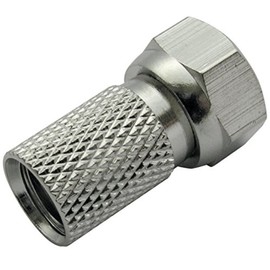 Schwaiger 10pc (S) FST7010 531 °F Type Coaxial Connector Coaxial Connectors (10 PC (S)