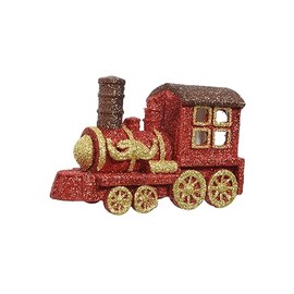 Kaemingk Polar Express Railway Christmas Tree Bauble Decoration - Red/Gold - 12cm