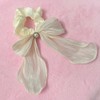 Girlssory Bow Hair Scrunchies Bunny Ears Silk Scrunchies Hair Ties