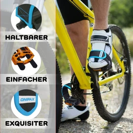 ONIPAX 1 Pair Bicycle Pedal Straps (Blue)