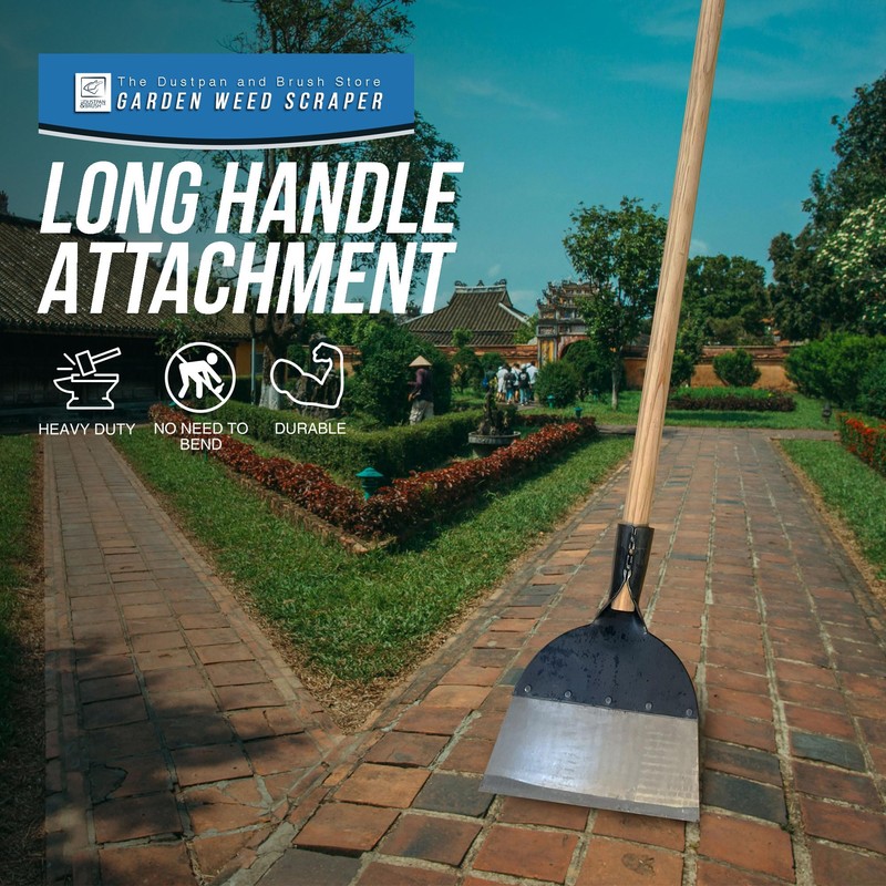 Garden Shovel Weed Remover Tool with 120cm Long Handled Patio
