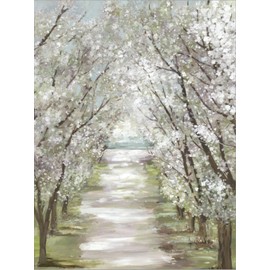 ART.COM Stretched Canvas Print Blossom Pathway by Allison Pearce, 18" x 24"