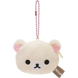 San-x Rilakkuma CK69202 Mini Mini Plush Coin Case, H 3.3 x W 2.4 x D 1.2 inches (8.5 x 6 x 3 cm)