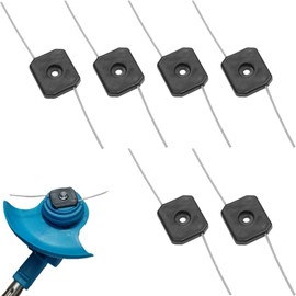 6PCS 150mm Wirerope ABS Plastic String Trimmer Heads – Electric Grass Trimmer Accessories for Trimming Gardens, Lawns, and Crop