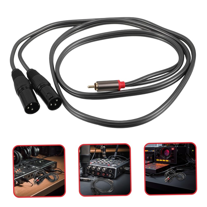 Levemolo Dual RCA to Dual XLR Audio Cable Balanced Signal