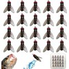 Bionic Fly Fishing Bait,20pcs Fly Fishing Flies, Bionic Flies Fishing