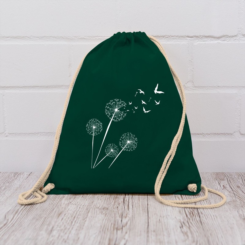 Shirtracer - Gym Bag Backpack - Sayings Statement - Dandelion