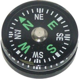Highlander Button Compass - Black