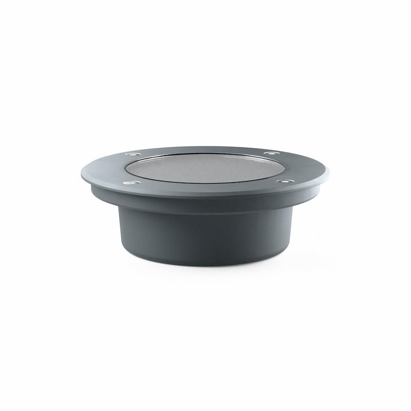 SolarCentre® Dorton Outdoor Anthracite Round Solar Deck Light