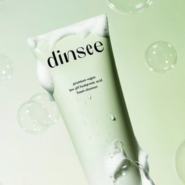 Dinsy 딘시 프리미엄 비건 약산성 히알루론산 폼클렌저 150ml Dinci Premium Vegan Slightly Acidic Hyaluronic Acid Foam Cleanser 150ml