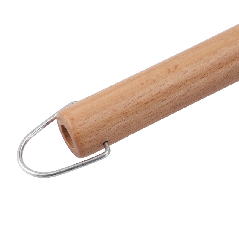 Wooden Handle Milk Pot Aluminum Alloy Multifunctional Flat Bottomed Noodle