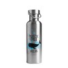 "Brotzeit" Single-Walled Stainless Steel Water Bottle - Plastic-Free and Completely