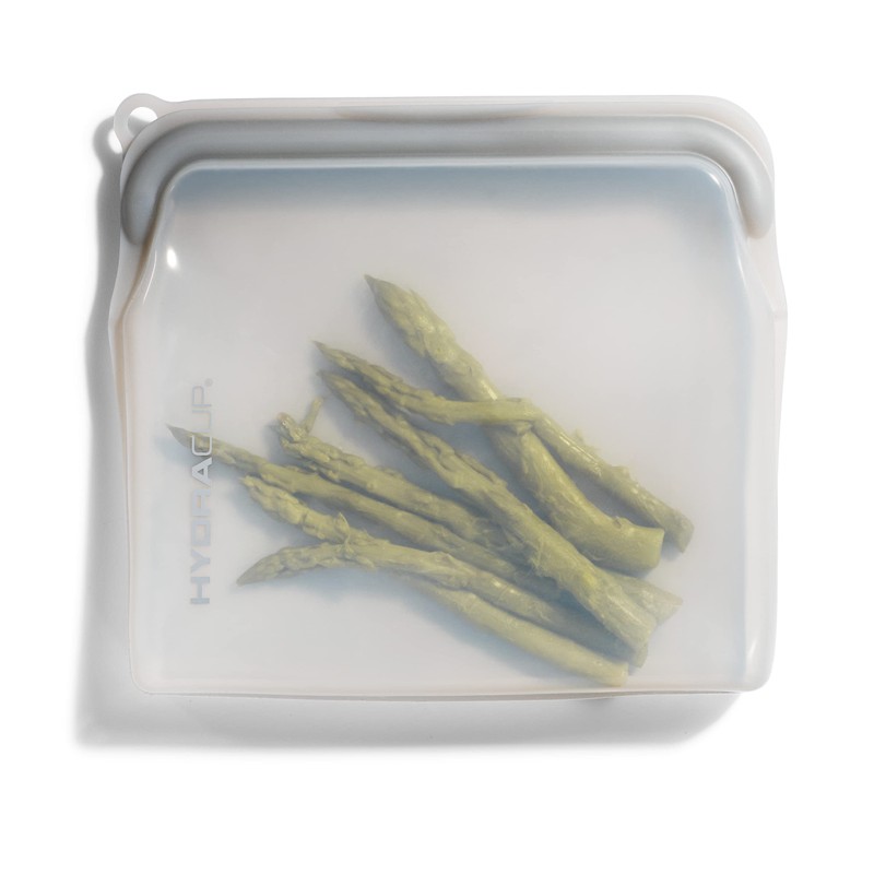 Hydra Cup Reusable Silicone Storage Bags [6 PACK] Food Storage
