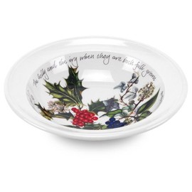 Portmeirion Holly & Ivy Oatmeal Bowl (64040)
