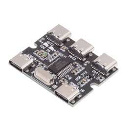 NFHK HUB USB 2.0 3 Ports, répartiteur USB C 1 vers 3 Ports, adaptateur d'extension multiplicateur avec Alimentation USB C supplémentaire Pour ordinateur Portable/clé USB/Clavier/Souris