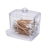 Acrylic Swab Storage Dispenser Holder Clear Makeup Organizer Cotton Bud