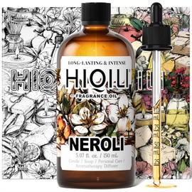 HIQILI HIQILI Neroli Fragrance Oil for Candle, Soap and Perfume Making, Add to Body Lotion and Handcream, Essential Oil Diffuser Use - 5.07Fl Oz