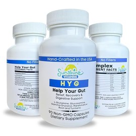 Sunshine Vitamins Help Your Gut with Digestive Enzymes & Probiotics for Digestive Health - Supports Healthy Gut, Intestinal Function and Absorption - Non-GMO, Gluten Free