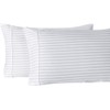 sheetsnthings Damask Stripes 650-Thread-Count Cotton-Blend Set of 2 Standard Pillow
