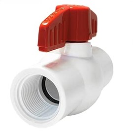 Merrill MFG PVCBV75 3/4" PVC Ball Valve IPS Schedule 40, 3/4-Inch, White