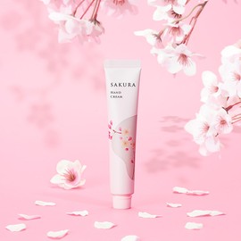 Daily Aroma Japan Sakura-Like Sakura Hand Cream, Mini, 0.7 oz (20 g), Made in Japan, Cherry Blossom Scent, Mini Size, Moisturizing, Drying, Skin Care, Rough Hands, Naturally Derived Gift,