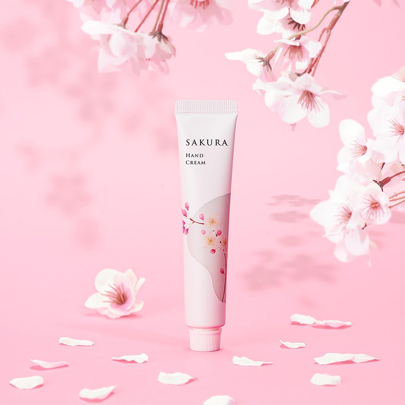 Daily Aroma Japan Sakura-Like Sakura Hand Cream, Mini, 0.7 oz