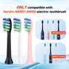 Replacement Brush Heads Compatible with 7am2m AM101/AM105 Sonic Electric Toothbrush