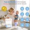 Bottle Sterilizer and Dryer, All-in-One Electric Steam Sterilizer Bottle Sanitizer