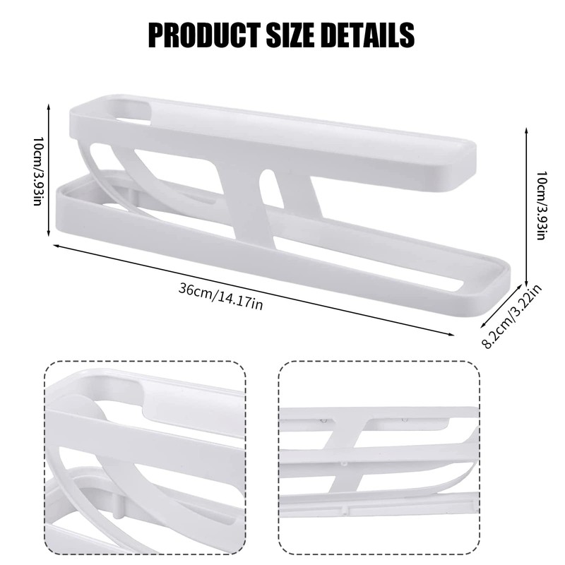 Egg Holder Refrigerator, Egg Container for Fridge, Fridge Organiser, Egg