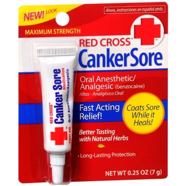 Red Cross Canker Sore Medication - 0.25 Oz (Packaging May Vary)
