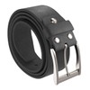 H&H Men's Leather Belt Black for Men Leather Suit Jeans