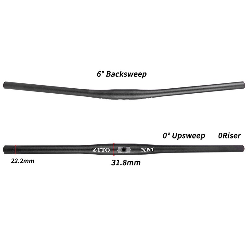 31.8mm 720mm/780mm Aluminum Alloy Bicycle Handlebar MTB Mountain Bike Flat